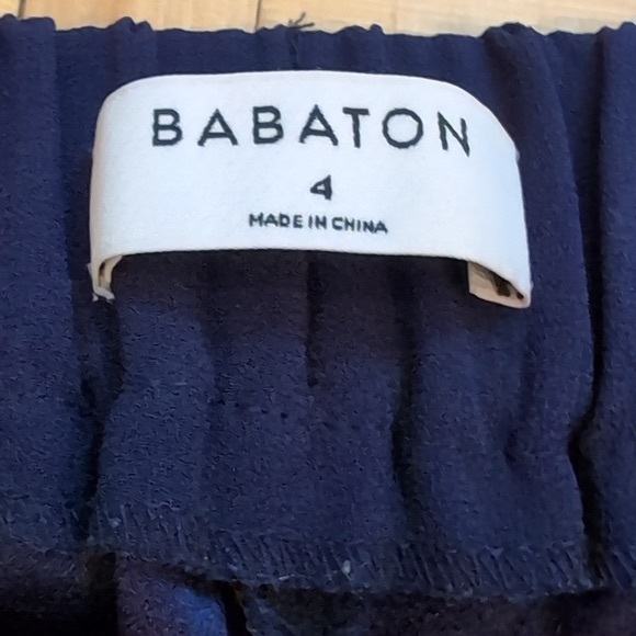 Aritzia Babaton blue straight leg high waist throusers size 4 - Picture 5 of 10